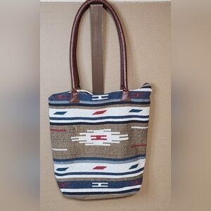 Clear Waters Tote - Pine Creek Tote Bag - Aztec Style